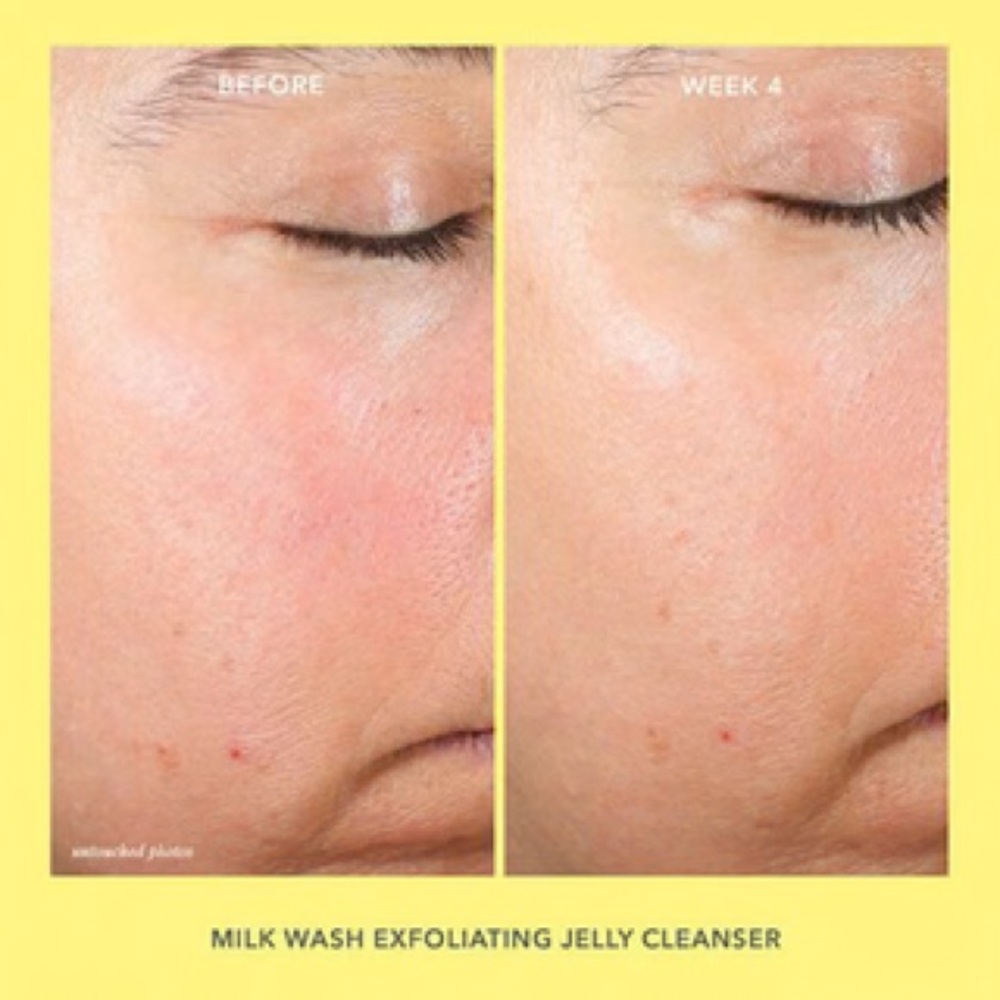 165. Beekman 1802 Milk Wash Exfoliating Jelly Cleanser- removes makeup, for all - Picture 2 of 8
